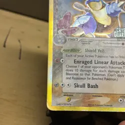 Pokemon Blastoise Ex Crystal Guardians Reverse Holo Played 2/100 HP Vintage Card - Image 5