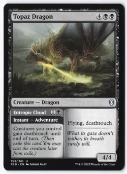 Topaz Dragon U Commander Legends: Battle for Baldur's Gate 153 NM - Image 1