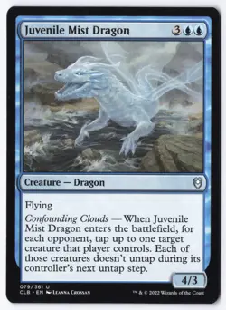 Juvenile Mist Dragon U Commander Legends: Battle for Baldur's Gate 79 NM - Image 1