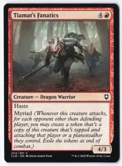 Tiamat's Fanatics C Commander Legends: Battle for Baldur's Gate 202 NM - Image 1