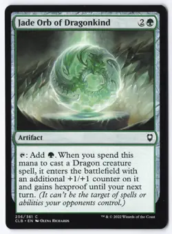 Jade Orb of Dragonkind C Commander Legends: Battle for Baldur's Gate 236 NM - Image 1