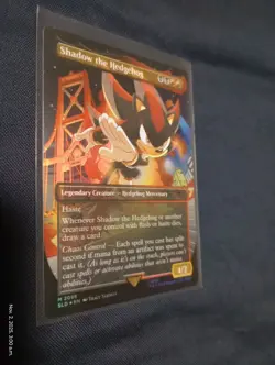Shadow the Hedgehog - 2086 -Borderless Foil - Sonic Secret Lair NM - Image 1