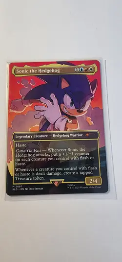 Sonic the Hedgehog M Secret Lair Drop Series 2087 NM Normal - Image 1