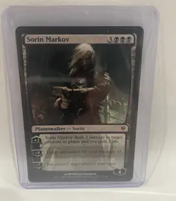 MTG Zendikar Sorin Markov Black Mythic Rare Unplayed NM - Image 1