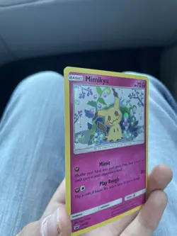 Pokemon Mimikyu SM163 Sun & Moon Promo Holo Basic 70HP Play Rough Card - Image 2