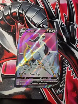 Arceus V (Full Art) 165/172 Swsh09: Brilliant Stars Holo Pokemon TCG - NM - Image 1
