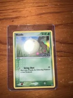 Pokemon Weedle EX Delta Species 87/113 Reverse Holo Common 2005 - Image 1