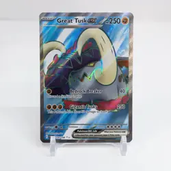Great Tusk ex 230/198 Full Art Ultra Rare Scarlet & Violet Pokemon TCG NM - Image 1