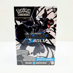 Pokemon TCG Scarlet & Violet Black Bolt Booster Bundle 6 Packs Factory Sealed - Image 1