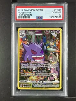 Gengar #TG06 2022 Pokemon Sword & Shield Lost Origin PSA 10 250001 - Image 1