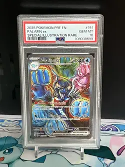 💎 POKEMON PRE EN-PRISMATIC EVOLUTIONS 151/131 PALAFIN EX SIR PSA 10 - Image 1