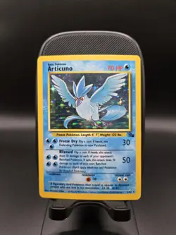 1999 Pokemon Articuno 2/62 Fossil Holo Rare NM - Image 1