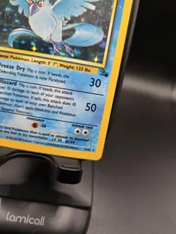 1999 Pokemon Articuno 2/62 Fossil Holo Rare NM - Image 5