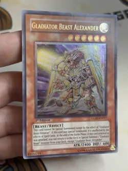 GLAS-EN017 Gladiator Beast Alexander Ultimate Rare 1st Edition YuGiOh! NM - Image 2