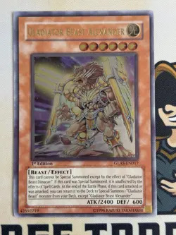 GLAS-EN017 Gladiator Beast Alexander Ultimate Rare 1st Edition YuGiOh! NM - Image 3