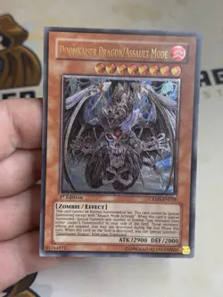 Doomkaiser Dragon/Assault Mode CRMS-EN019 1st Edition Ultimate Rare YuGiOh NM EU - Image 2