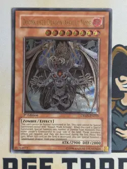 Doomkaiser Dragon/Assault Mode CRMS-EN019 1st Edition Ultimate Rare YuGiOh NM EU - Image 3
