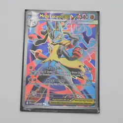 Pokemon Mega Lucario EX TCG Card 160/132 Mega Evolution Series - Image 1