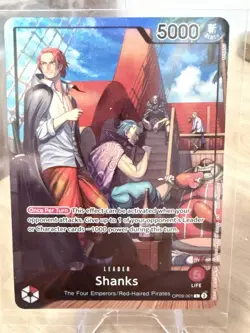 Shanks (2025 PSA Magazine Promo) OP09-001 One Piece Promotion Cards Foil - Image 2