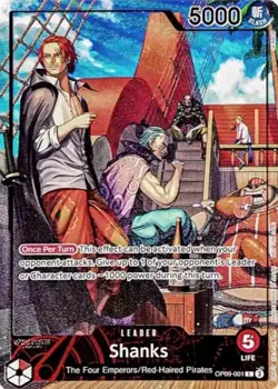 Shanks (2025 PSA Magazine Promo) OP09-001 One Piece Promotion Cards Foil - Image 5