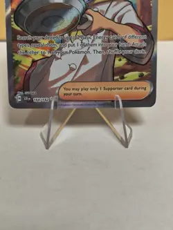 Pokemon TCG Crispin Full Art Trainer Holo Card 164/142 Stellar Crown Free Ship! - Image 3