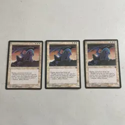 Magic the Gathering MTG 1995 Homelands Card -- Abbey Gargoyles (x3) - Image 1
