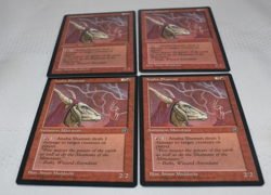 Magic card: 4 x Anaba Shaman Red Creature Homelands Anson Maddocks - Image 1