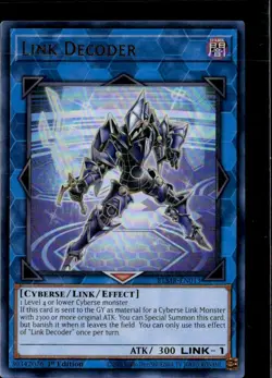 Yugioh Link Decoder BLMR-EN013 Ultra Rare 1st Edition Monstrous Revenge - Image 1