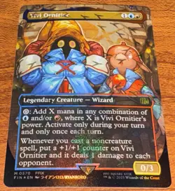 Vivi Ornitier (Borderless Chocobo Track Foil) - Final Fantasy (FIN) - NM/M - Image 1