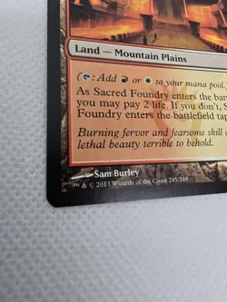 Wizards Sacred Foundry Gatecrash 2013 Land Red White Rare Regular MTG - Image 2
