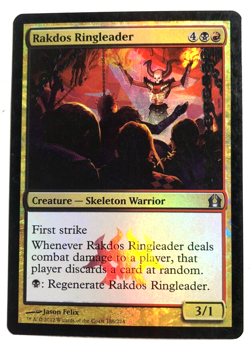 Rakdos Ringleader FOIL 186/274 Return to Ravnica MTG Magic the Gathering LP - Image 1