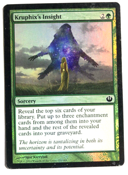 Kruphixs Insight FOIL 129/165 Journey into Nyx MTG Magic the Gathering MP - Image 1