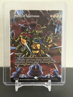 Magic MTG TMNT Waves Of Aggression PZA #13, Pack Fresh NM - Image 1