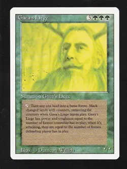 MTG Revised Gaea's Liege - Image 1