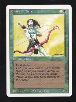 MTG Revised Elvish Archers - Image 1