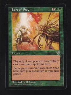 MTG Mirage Lure of Prey - Image 1