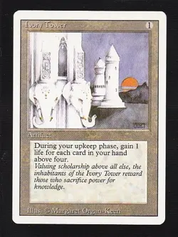 MTG Revised Ivory Tower - Image 1