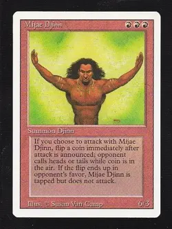 MTG Revised Mijae Djinn - Image 1