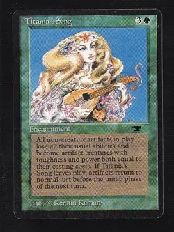 MTG Antiquities Titania's Song - Image 1
