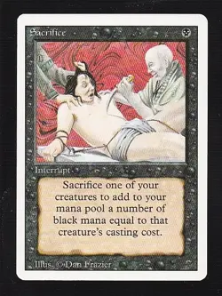 MTG Revised Sacrifice - Image 1