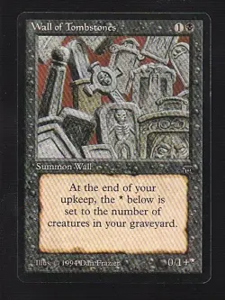 MTG Legends Wall of Tombstones - Image 1