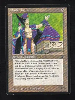 MTG Legends Marble Priest - Image 1