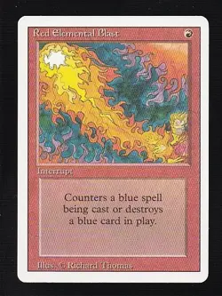 MTG Revised Red Elemental Blast - Image 1