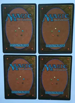 Magic the Gathering MTG HOMELANDS AETHER STORM X 4 ( 2 VLP/EX & 2 LP/EX) 1995! - Image 2