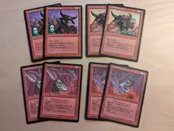 MTG | 4x ANABA BODYGUARD & SHAMAN x4 | All Artwork | Homelands | LP | Minotaurs! - Image 1