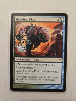 Shielding Plax - Dissension - MP - Common - Aura - MTG - Image 1