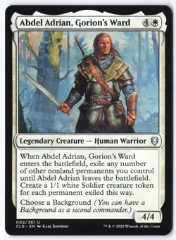 Abdel Adrian, Gorion's Ward U Commander Legends: Battle for Baldur's Gate 2 NM - Image 1