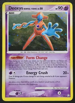 Deoxys Normal Forme #1/146 - DP: Legends Awakened - Holo Rare - Pokemon - Image 1