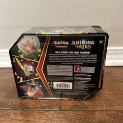 Pokemon TCG Shining Fates - Cramorant V Tin Factory Sealed New - 6 Booster Packs - Image 2