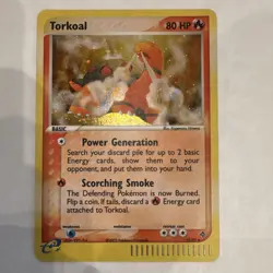 Pokemon Torkoal EX Dragon 12/97 Holo Rare 2003 - Image 1